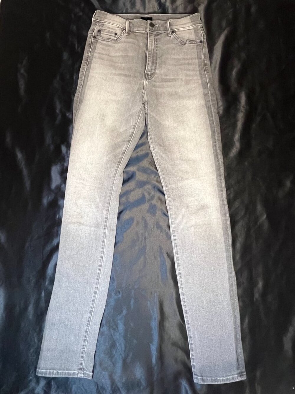 MOTHER The Swooner jean Supermoon Stripe 26 skinny leg high rise - Picture 1 of 13